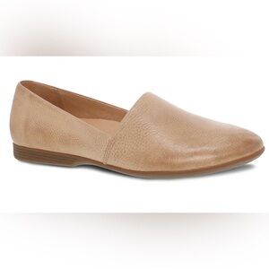Dansko Larisa Taupe Women’s Leather Casual Flats Comfort Shoes Size 38
